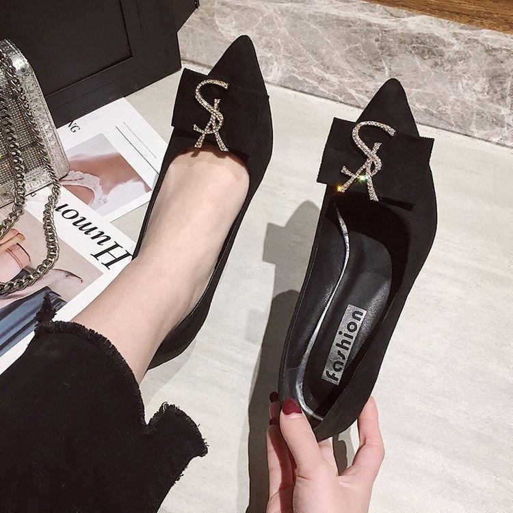 Pointed pumps and thick heel shoes women's shoes new versatile foreign high heels 2026 best-selling high heels