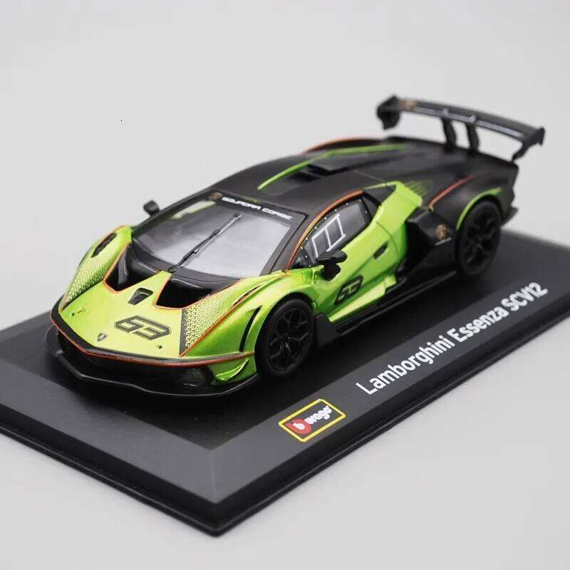 Bburago 1:32 Lamborghini Essenza SCV12 Racing Alloy Model Car model Collecting gifts Die casting Z260307