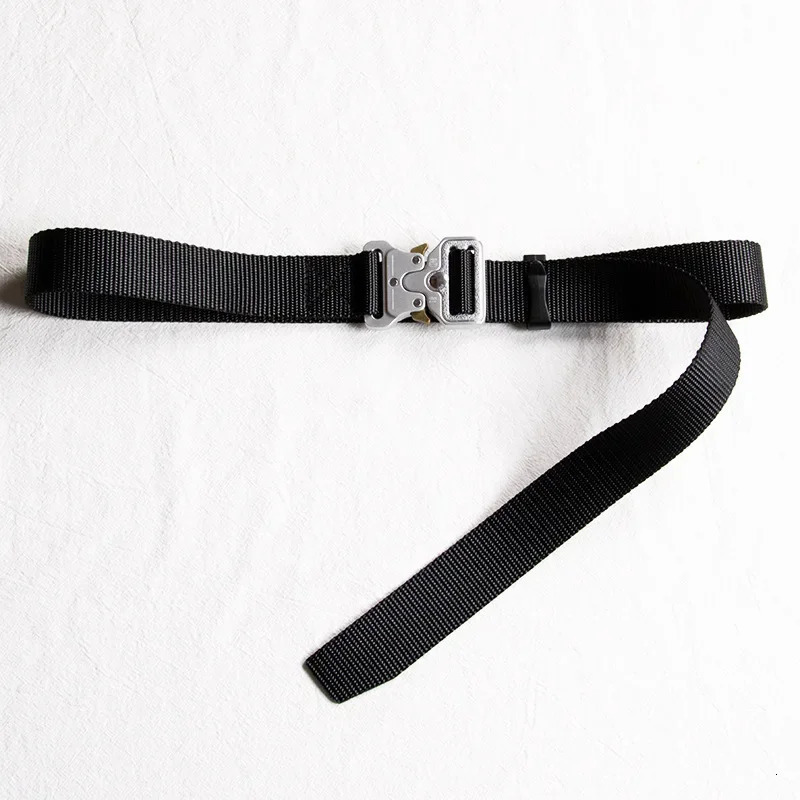 38cm 3cm 25cm Canvas Tactical Belt for Male and Female Trend Fashion Hip Hop Punk Y2k Girdle Outdoor Sports Youth Waistband 260302