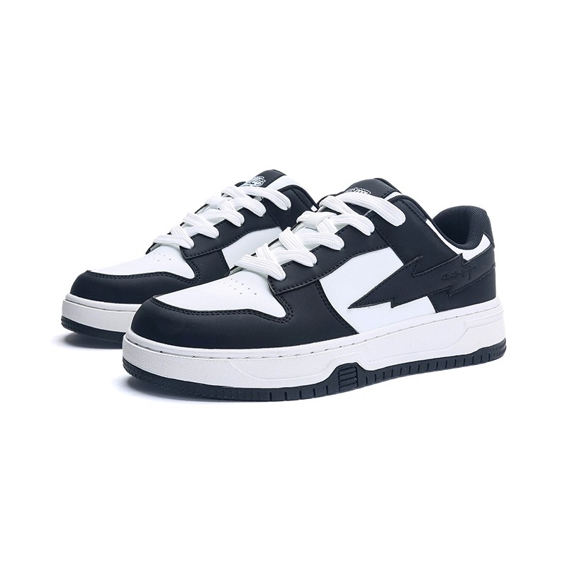 Jifffly Skate Shoes New Summer Unisex Student Thick Sole Versatile White Shoes