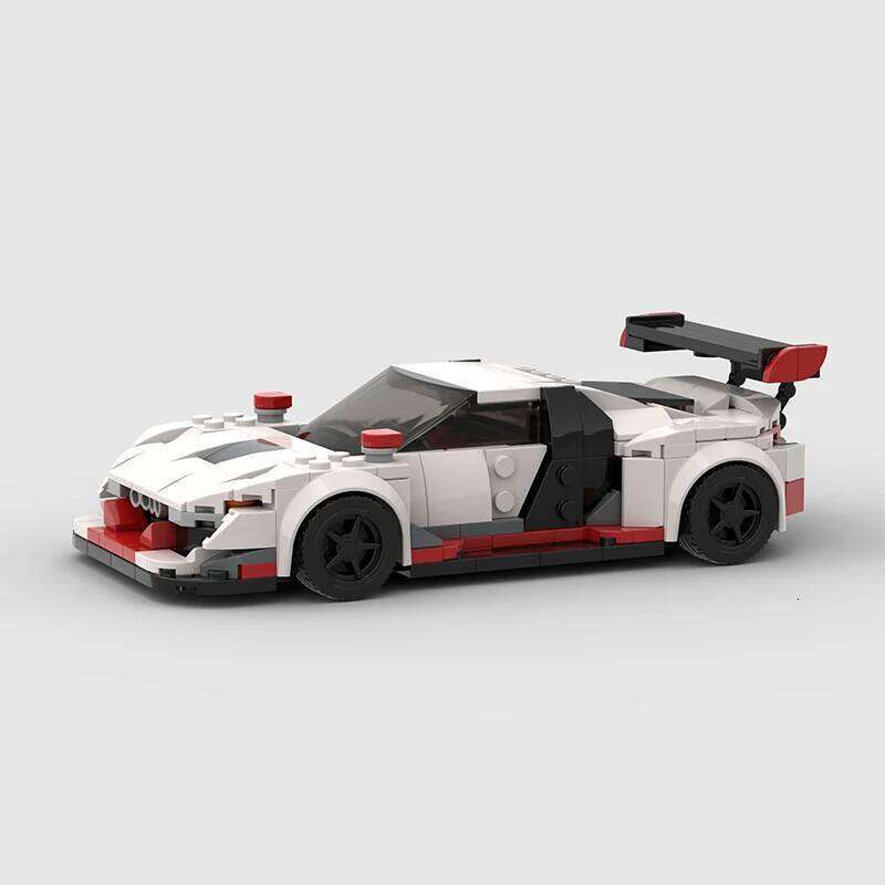 MOC Technical Model Racer Car Building Blocks City Vehicle Bricks Sets Racing F1 Super Race Kids Gift Toys C260306