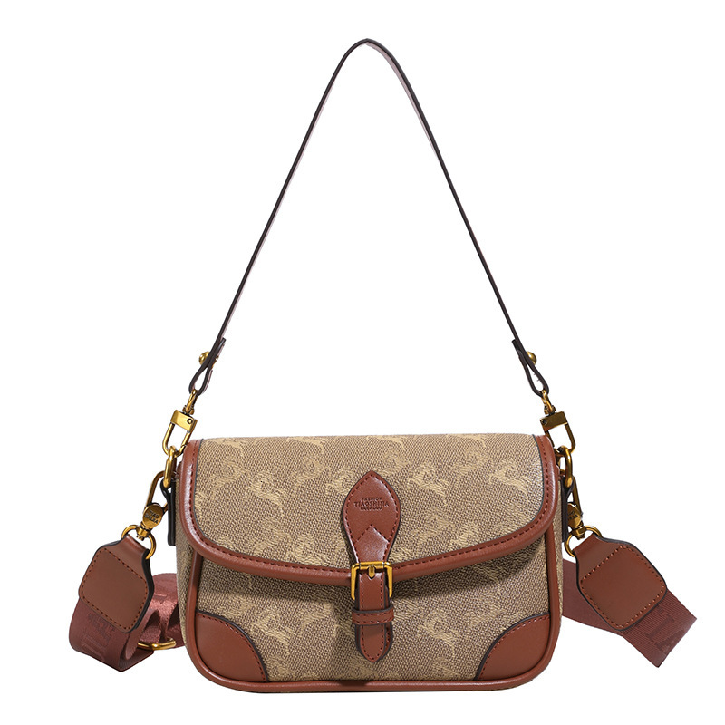 2026 New High-end Women's Underarm Square Bag Fashionable Luxury Bag And Designer Bag Versatile Color-contrast Commuting Shoulder And Crossbody S