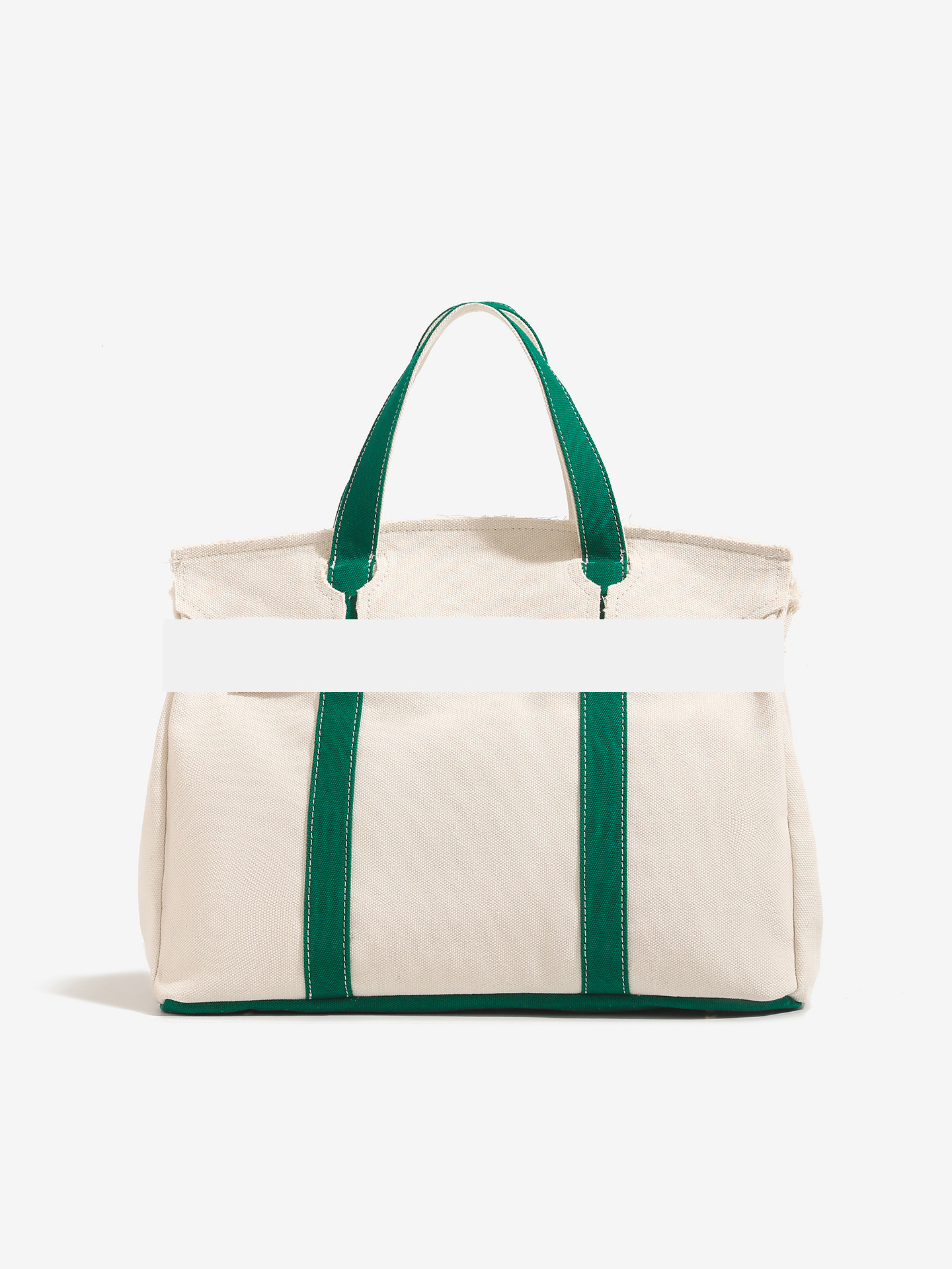 Women's canvas bag new high-end niche design color block handbag large capacity commuting multifunctional shoulder bag designer bag luxury handba