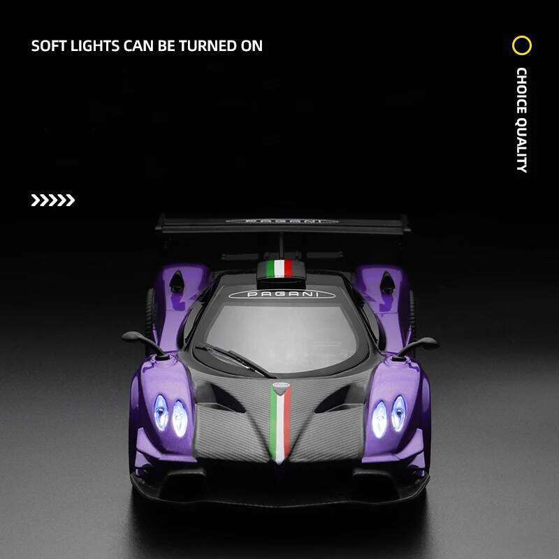 CCA 1:31 Pagani Zonda Revolution simulation alloy die-casting display bottom car model seat set collection gift Z260306