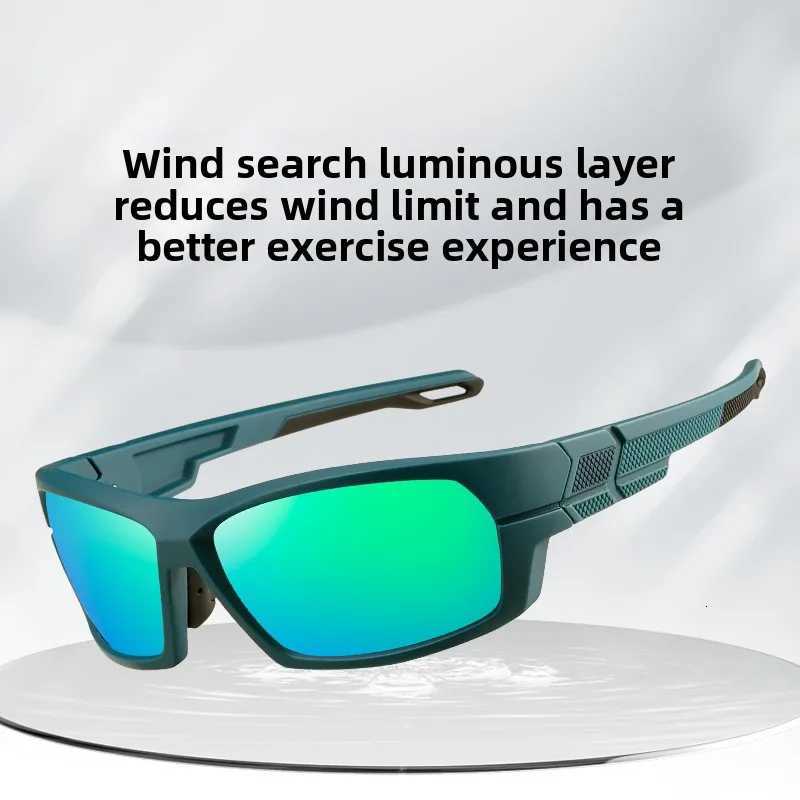 2025 Outdoor UV Protection Sports Sunglasses Mens Square Polarized Sunglasses S260304