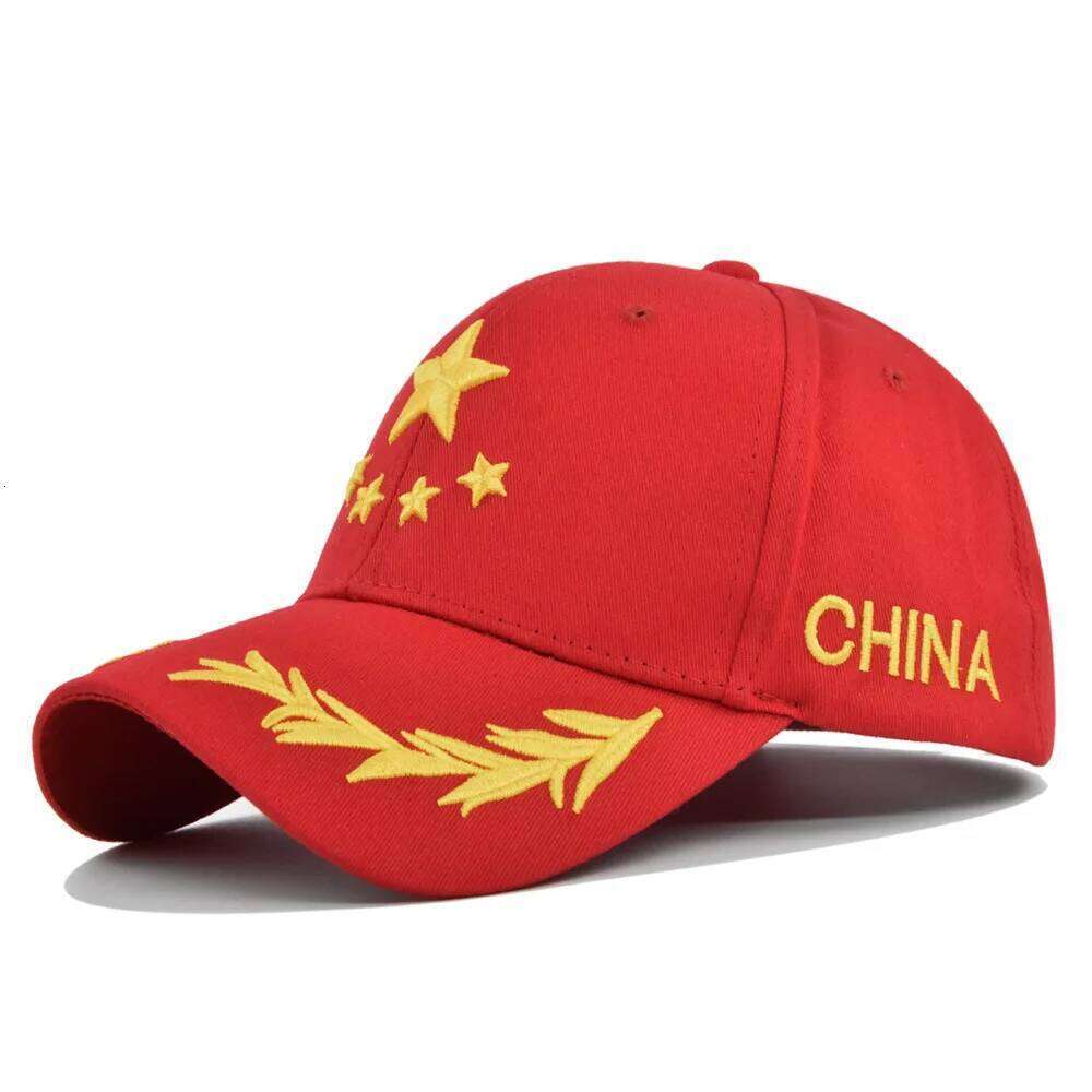 Baseball Snapback Hat China flag Letters embroidery Pentagram Sun hat Spring Autumn baseball cap Hip Hop Fitted Cap Y260304