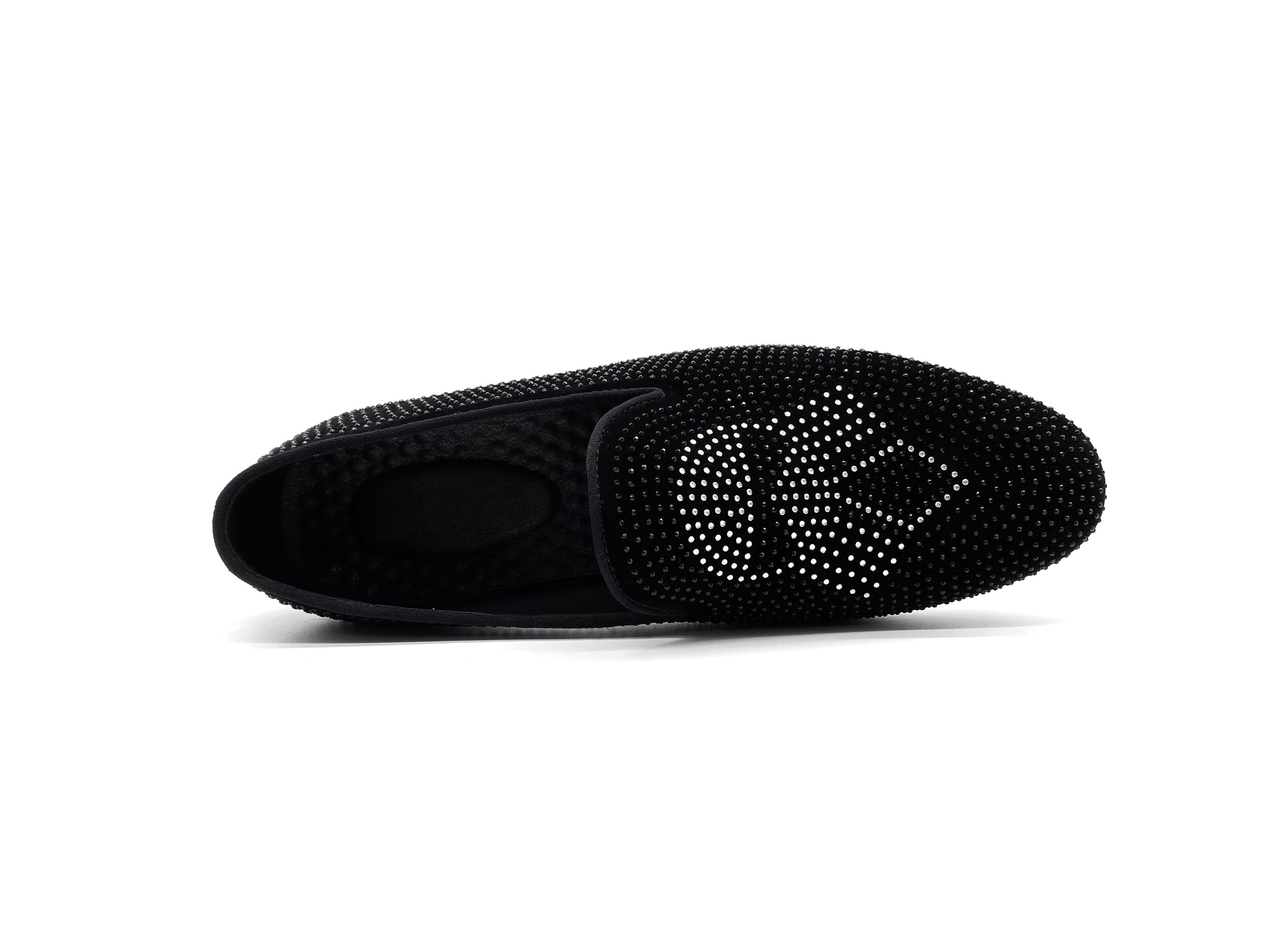 Top quality Designer dress shoes for men and women Luxury loafers suede leather casual loafers flats office Diamonds shoes with dust bag