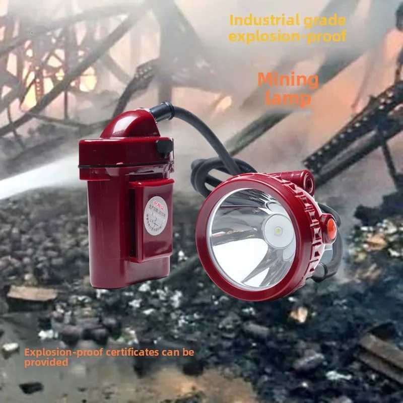 Waterproof And Explosion-Proof Rechargeable Mining Lamp Head Mounted 90 Freely Rotating Ultra Long Endurance Strong Headlight H260307