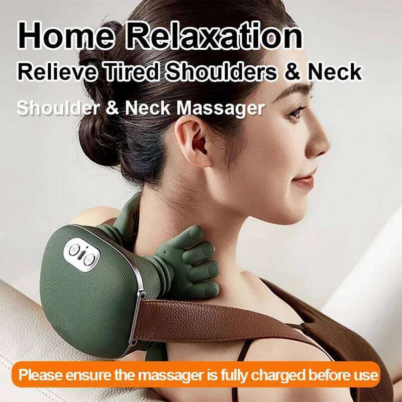2025 Bionic Shoulder N7 Kneading Massager Shawl 3-Level Modes Neck Cervical Waist Leg Body Muscles Massage Pillow 26Y0307