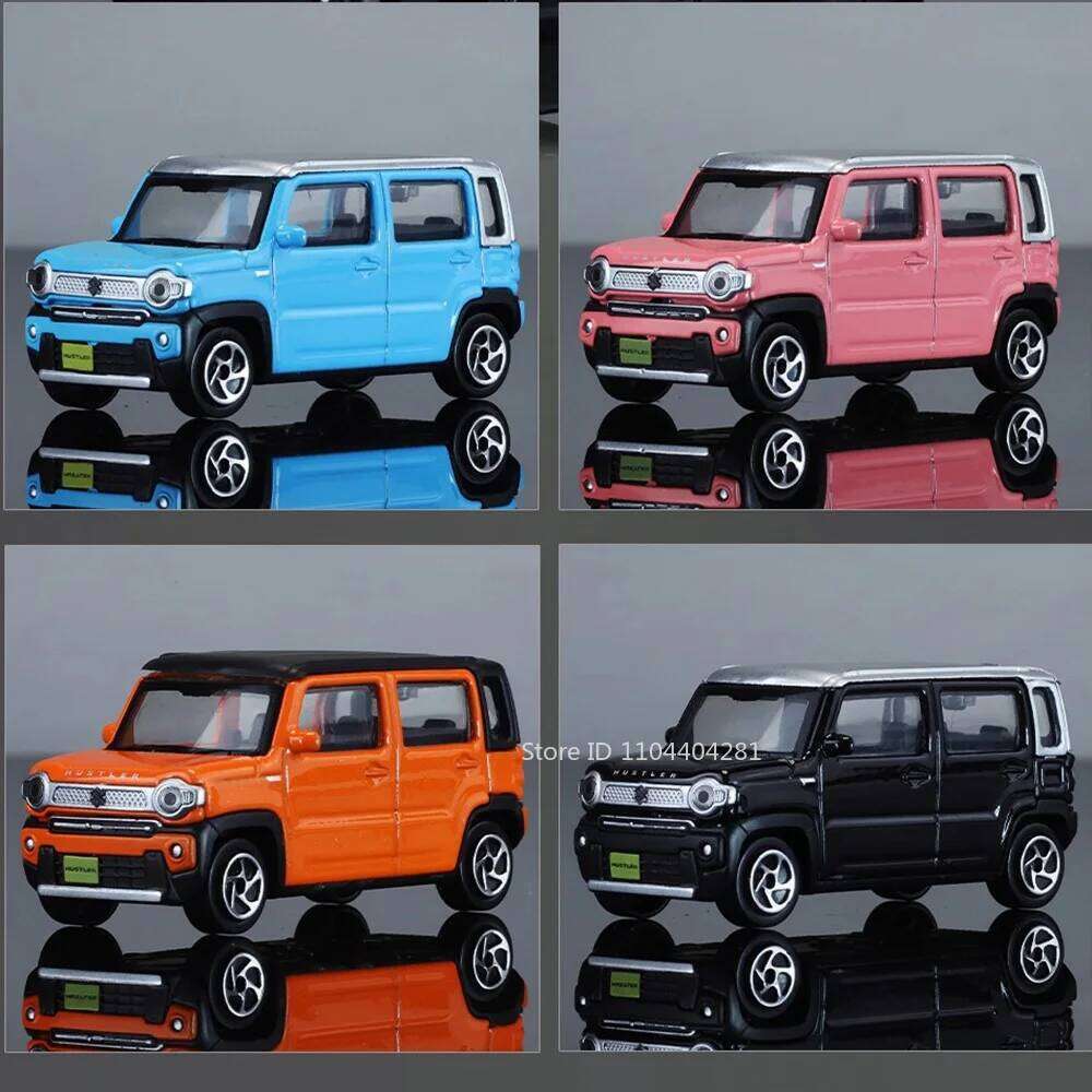 1:48 Suzuki Hustler 2020 Toys Car Diecast Alloy Model Wheels Can Slide Metal Body Miniature Vehice Exquisite Ornaments Boy Gift Z260306