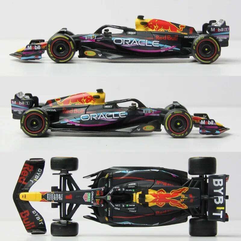 Bburago 1:43 2023 F1 Red Bull RB19 Miami GP #1 Max Verstappen #16 Leclerc Ferrari SF21 SF1000 Mcl36 W13 W12 W10 C42 Racing Car Z260306