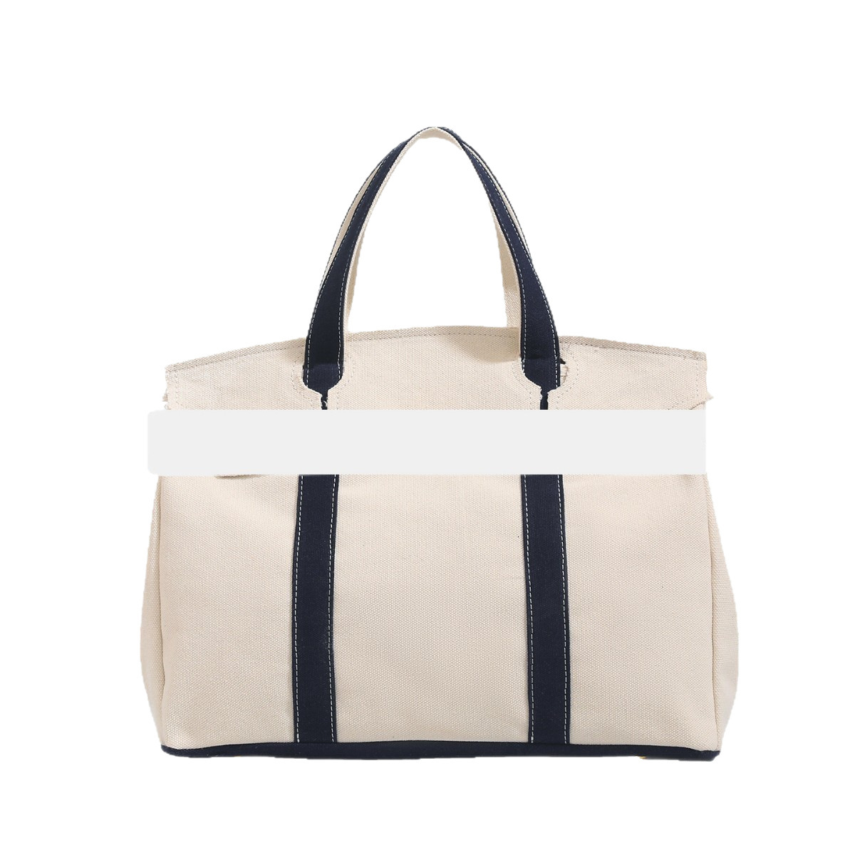 Women's canvas bag new high-end niche design color block handbag large capacity commuting multifunctional shoulder bag designer bag luxury handba