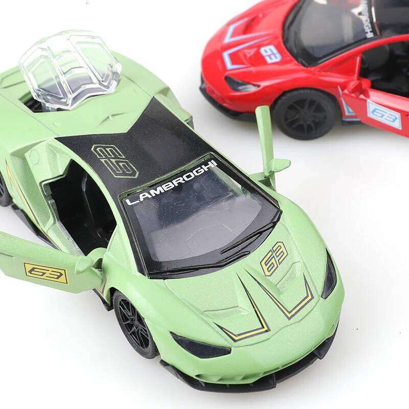 Bagged 1.36 Simulation Alloy Pullback Racing Car, Super Cool Colors, The Best Birthday Gift for a Boy. Z260306