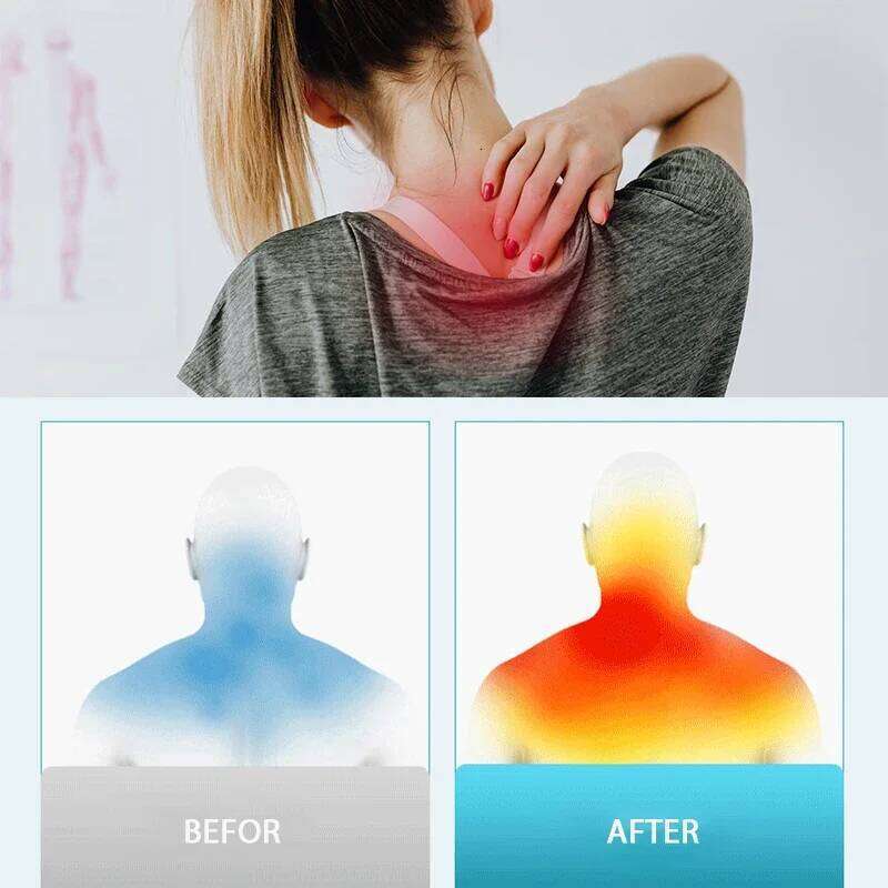 Multi Functional Shoulder Massager Household Neck and Back Kneading Tool with Multiple Adjustable Hot Compress Massage 26Y0307