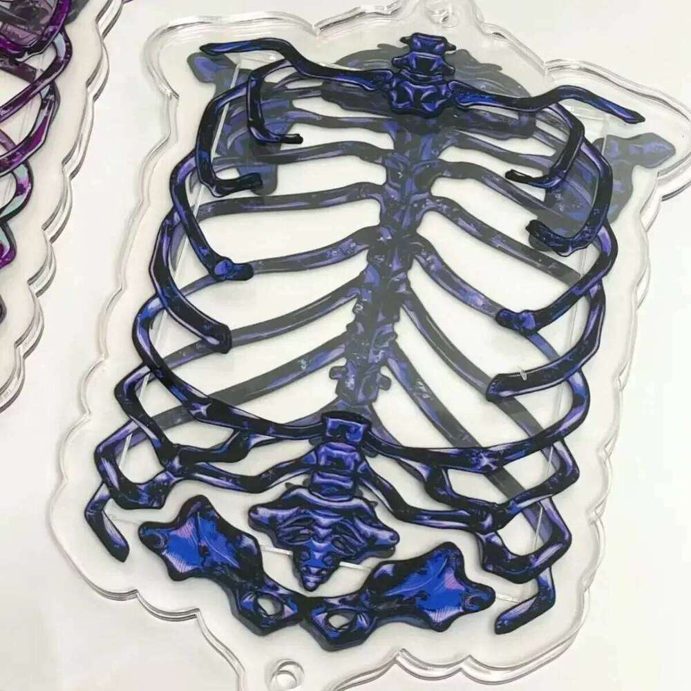 3 Inch 5.5x8.5cm Mini Gothic Card Gumei Acrylic Display Skull Skeleton Frame Can Accommodate Photo Size H260306