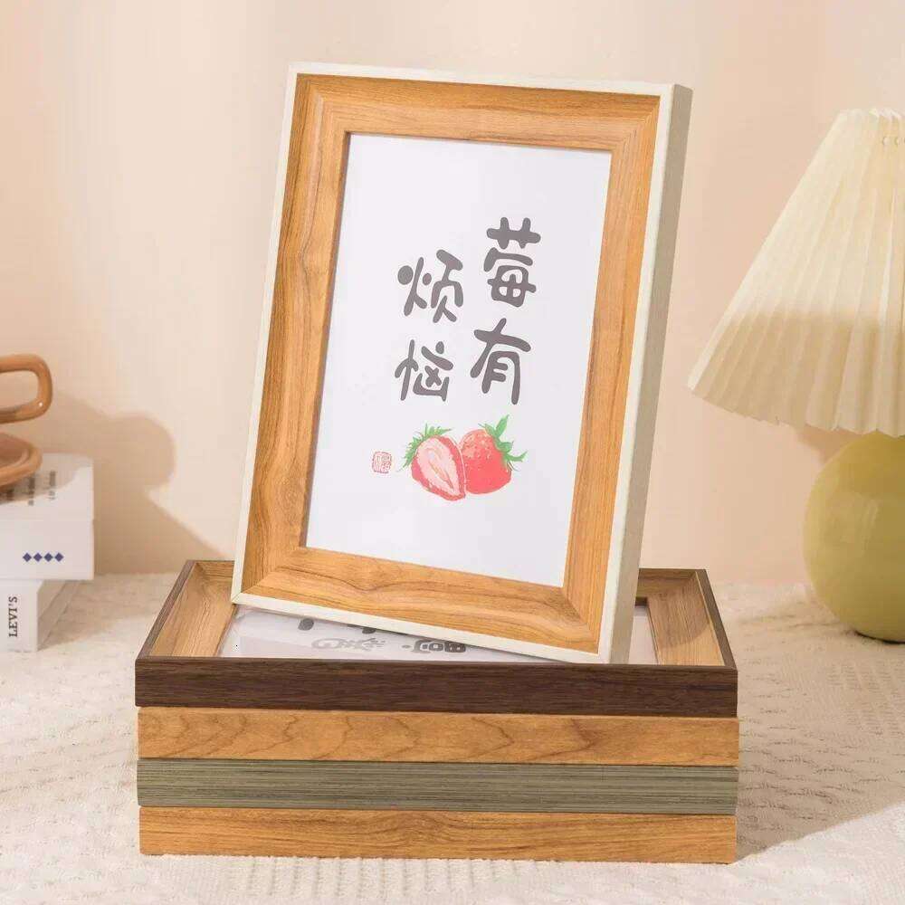 American Simplicity Picture A3 A4 Family Photo Frame Wall Decorative Ornaments for Living Room Bedroom Acrylic Home Decor H260306