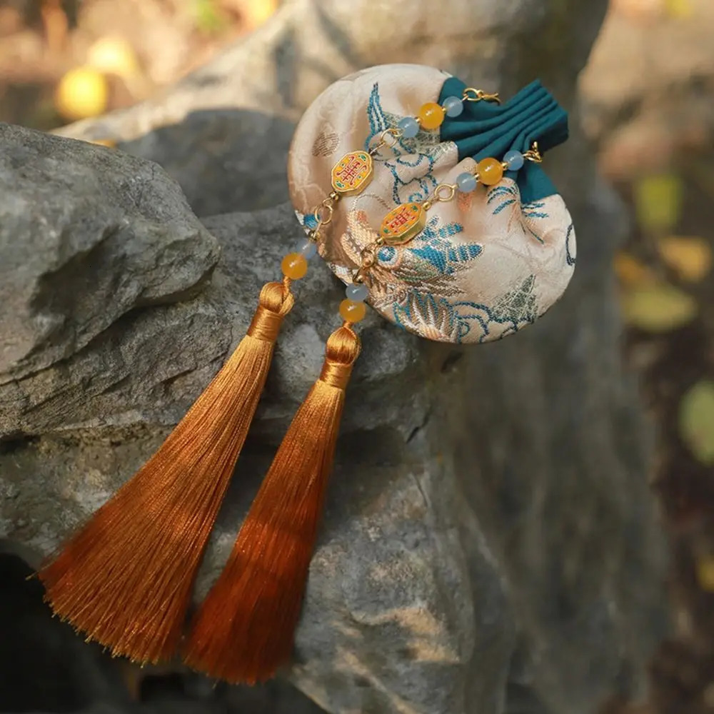 Empty Chinese Style Cloth Sachet Embroidery Jewelry Bag Tassel Storage Portable Exquisite Hanging Pouchperfume 260307