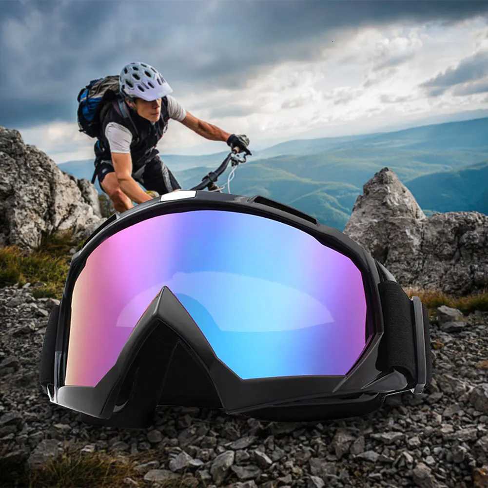 Motorcycle Glasses Windproof Cycling Sunglasses Anti-Fog Protective Goggles UV Protection for Winter Outdoor Sport Accessories S260304