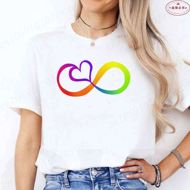 Infinitas Design Women T-shirt Autism Awareness Month Tshirt Summer Graphic Fashion Casual Female T Shirts Woman Clothing XJ260306