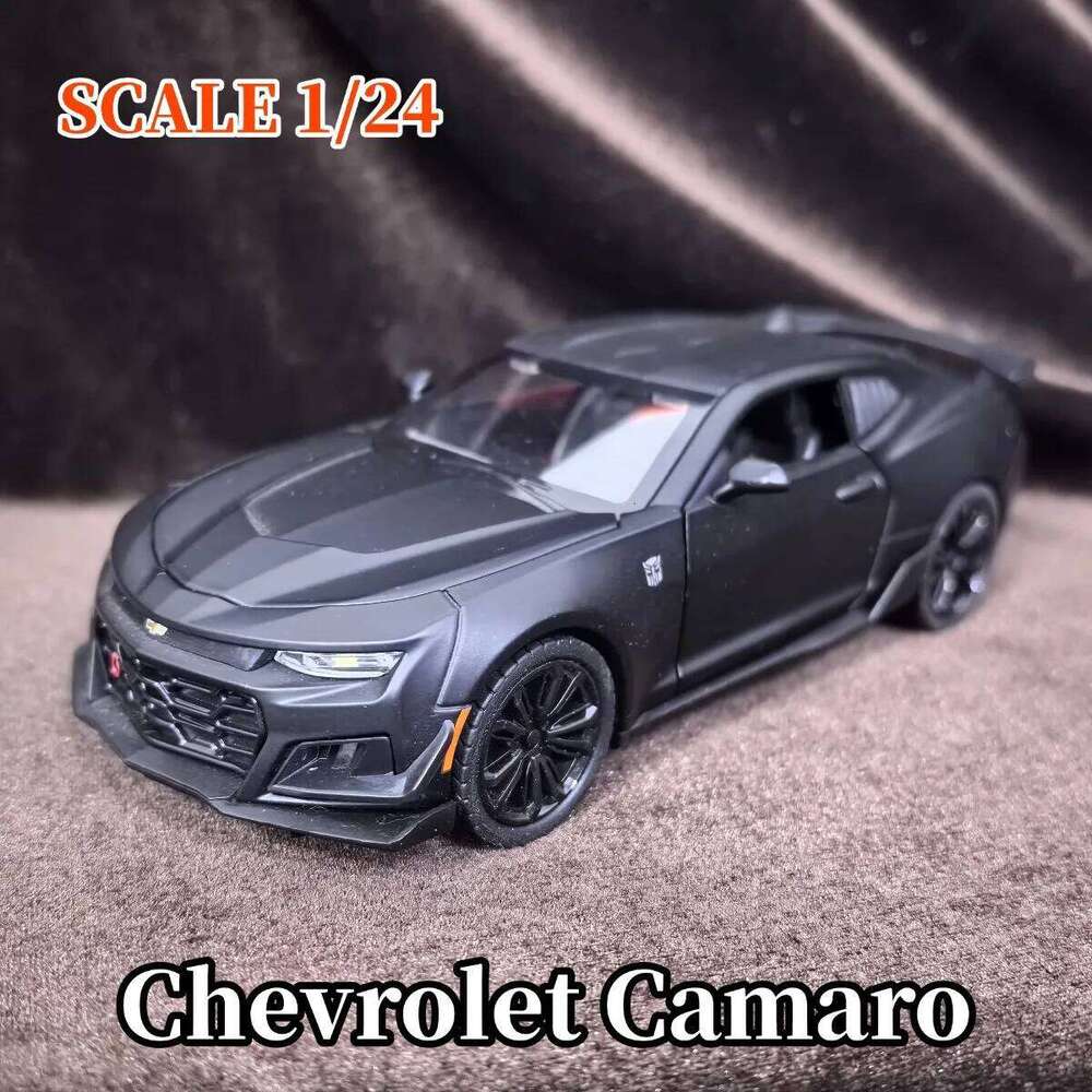 Limited 1:24 Scale Chevrolet Camaro Car Model, Luxury Vehicle Miniature Replica Figure Kid Xmas Gift Toy Z260306