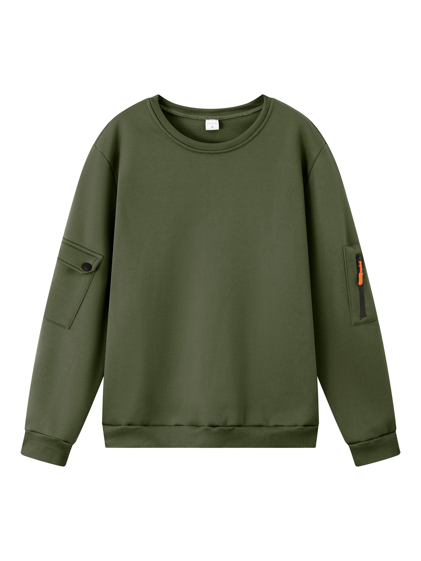 autumn and winter mens Tshirt sports shirt casual long sleeved round neck windproof top 260302