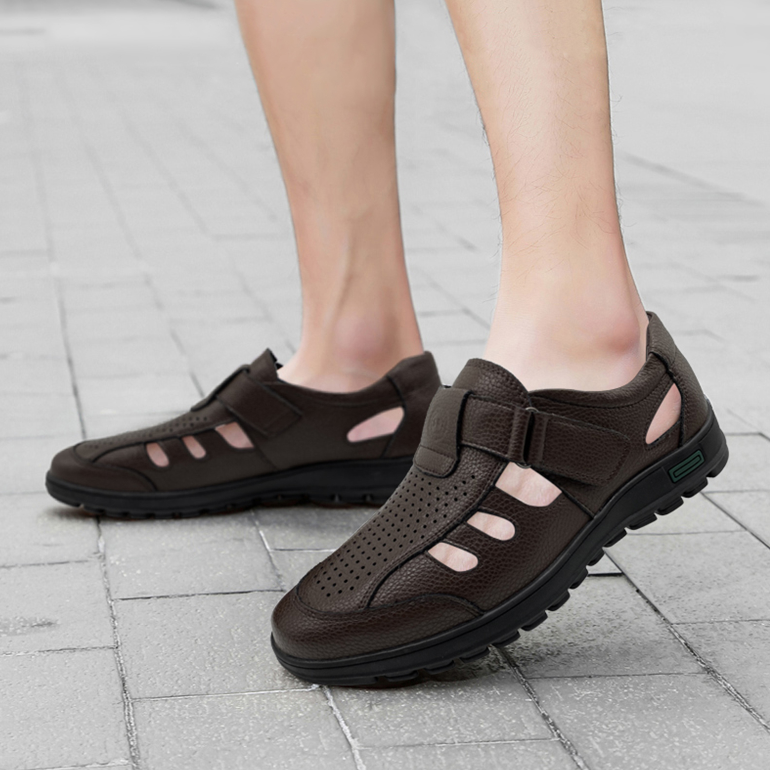 Genuine Leather sandals Designer dress shoes for men and women Luxury loafers leather casual loafers flats office black Sequined shoes with dust bag