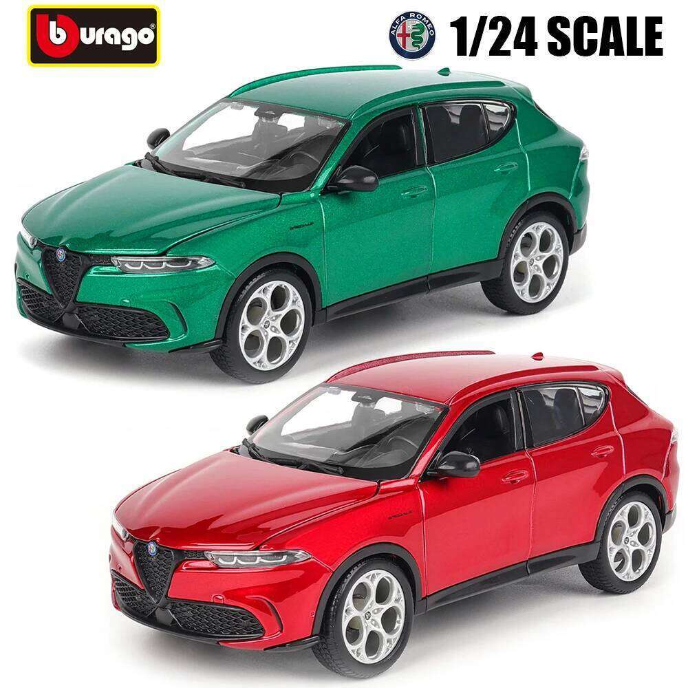 Bburago 1:24 Alfa Romeo Tonale Alloy Luxury Vehicle Diecast Car Model Toy Collection Gift Birthday Present Z260306