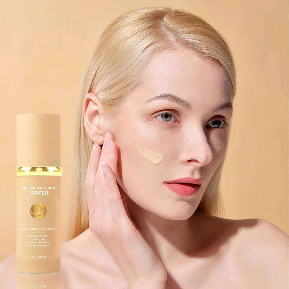 4-in-1 Makeup 4 In 1 Foundation Light Sunscreen Serum Liquid Hydrating Full Coverage Concealer SPF 50 26L0306