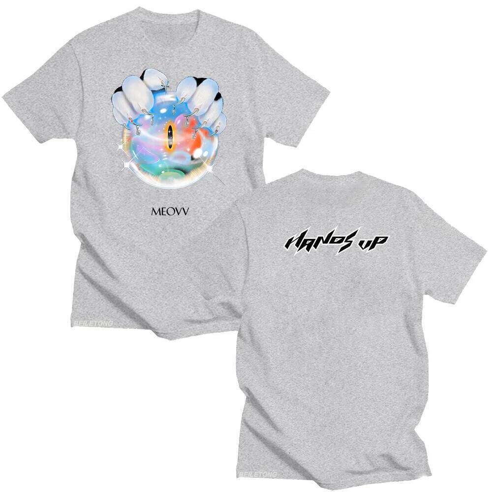 MEOVV Hands Up T shirts 2025 Fashion Unisex Cotton Short Sleeve Summer Men Women Graphic Tees Kpop Oversized T-shirts Streetwear XJ260306