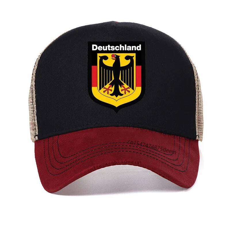 German Eagle On Shield Baseball Cap for Men Women Germany Flag Dad Hat summer Sun Protection Adjustable Snapback Caps Y260304