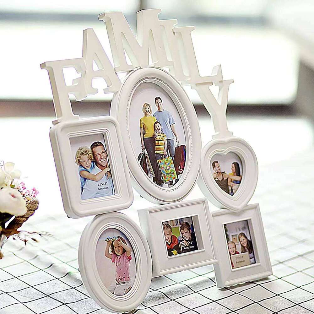 30*37cm Family Frames Wall Hanging Easy Installation Modern Minimalist Frame for Photo Picture Display Use H260306