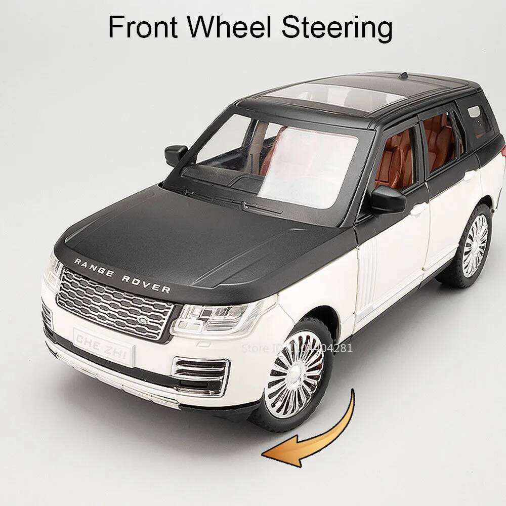 1:24 Land Range Rover SV2022 Model Toys Alloy Diecast Cars 6 Doors Opened Sound Light Pulll Back Vehices Birthday Surprise Z260307