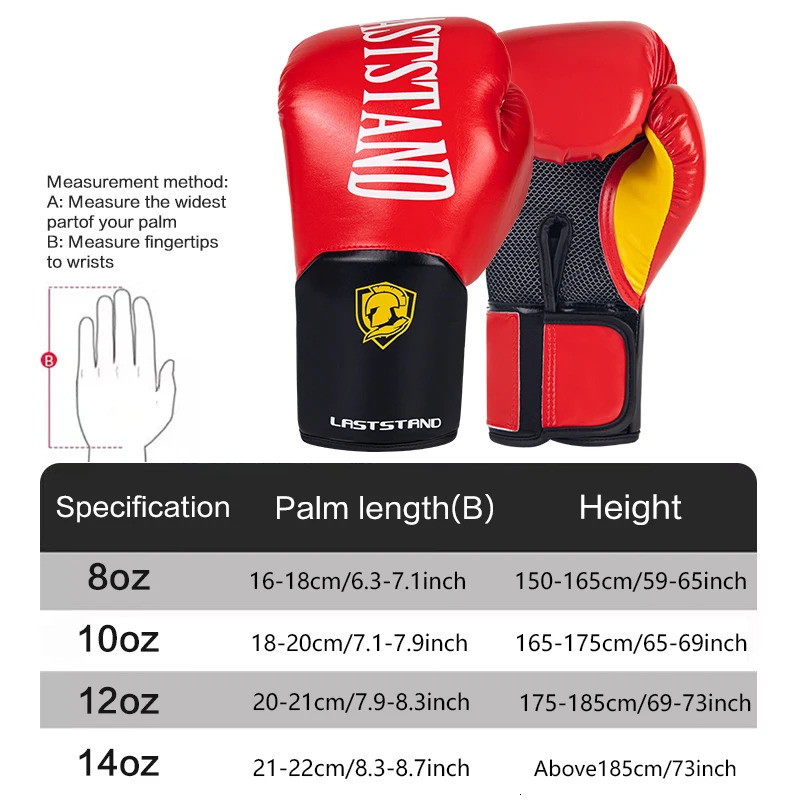 8101214oz Boxing gloves adult mens Sanda combat punching bag training womens thick breathable Muay Thai 260228