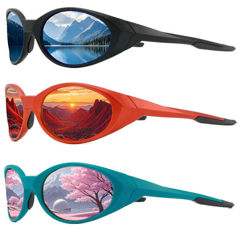 Outdoor sports cycling polarized sunglasses glasses for running and mountaineering windproof mens sunglasses S260304