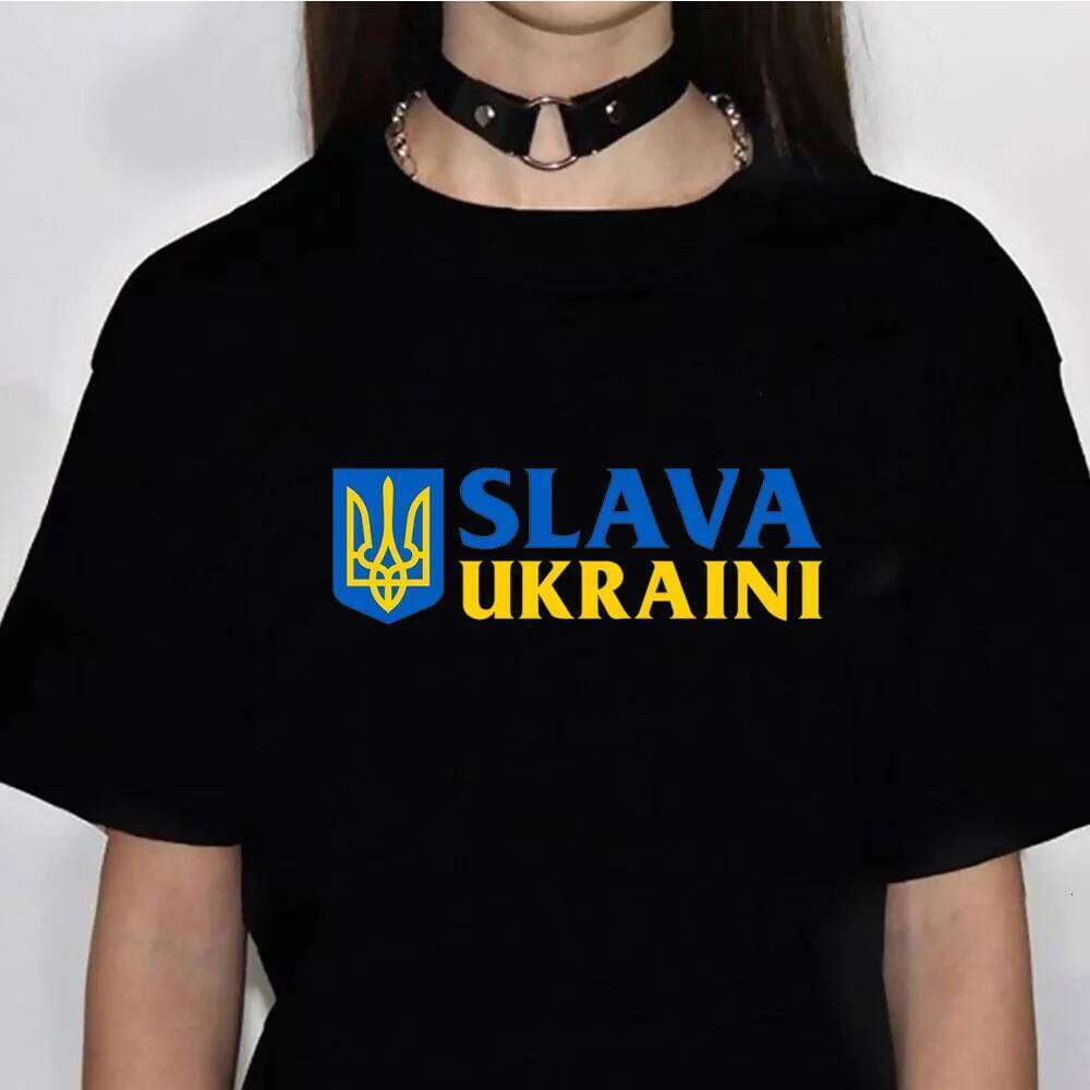 Ucraina Ucrania Ukraine t shirt women summer Y2K designer tshirt female manga harajuku Japanese clothing XJ260306 XJ260306