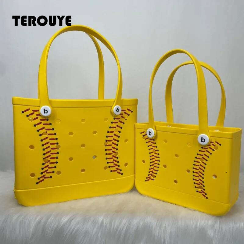 1Pcs EVA Beach Bag Large Capacity Waterproof Mesh Tote Portable Travel Sports Gear Organizer With Wear-Resistant TEROUYE