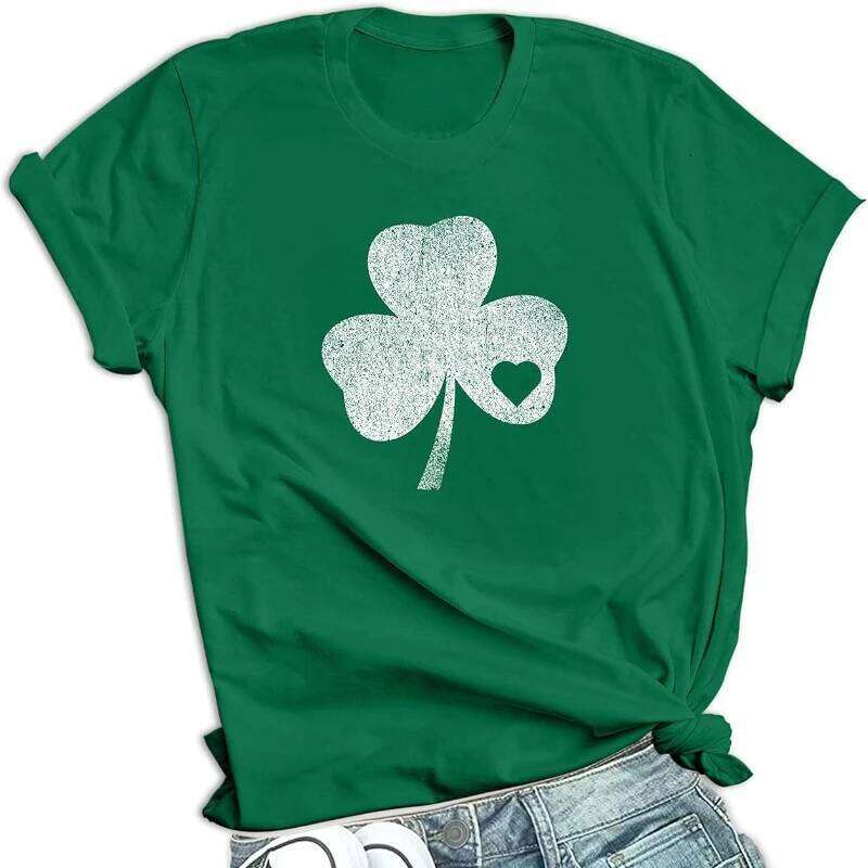 St Women Magically Delicious Shenanigans Shamrock Patty's Irish Saint Patricks Day Outfits Y2k Tops T Shirt XJ260306