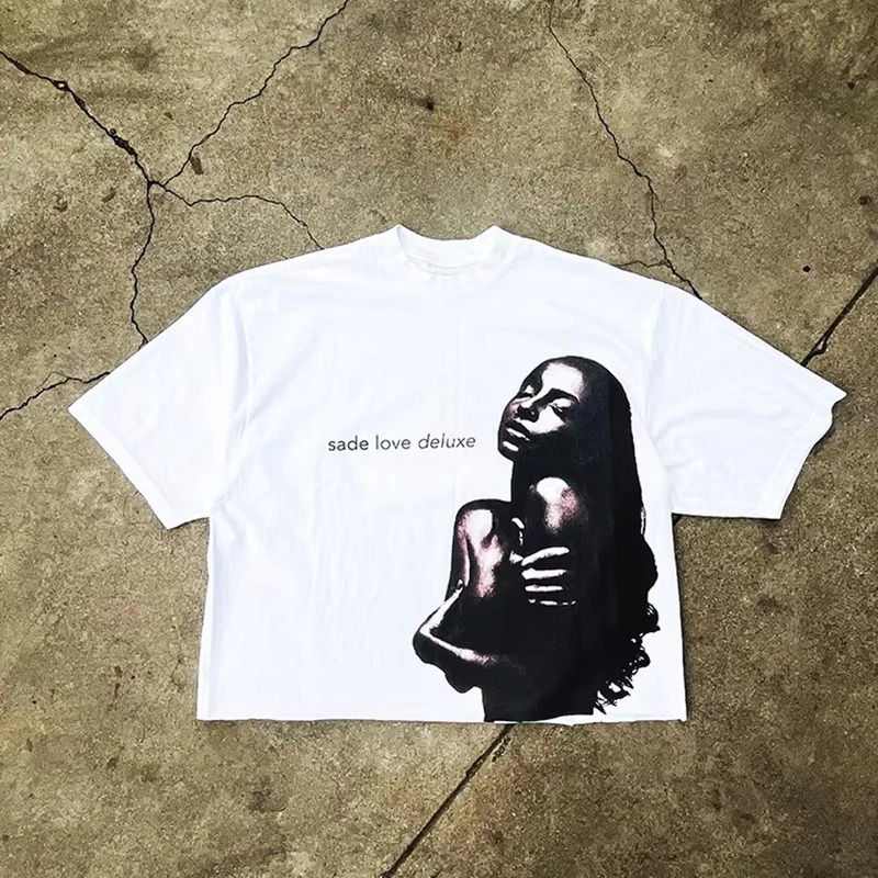Harajuku Letter Graphic T Shirts Y2k Tops Men Women High Street Oversized T Shirt Pro Choice Streetwear Vintage Tee Clothing 260304
