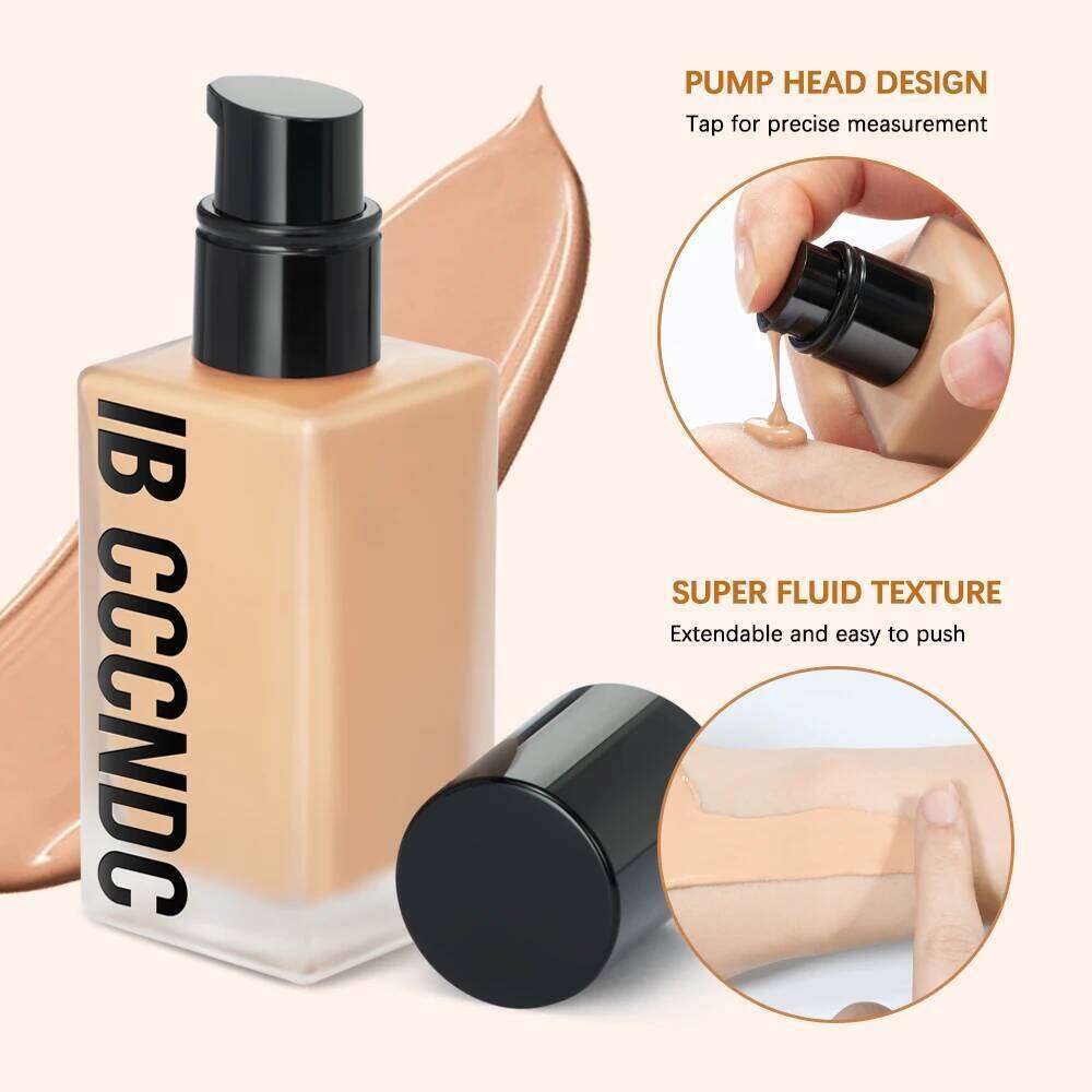 Liquid Concealer Face Naturally Matte Oil-Control Waterproof Foundation 30Ml 6 Colors Optional Cosmetic 26L0306