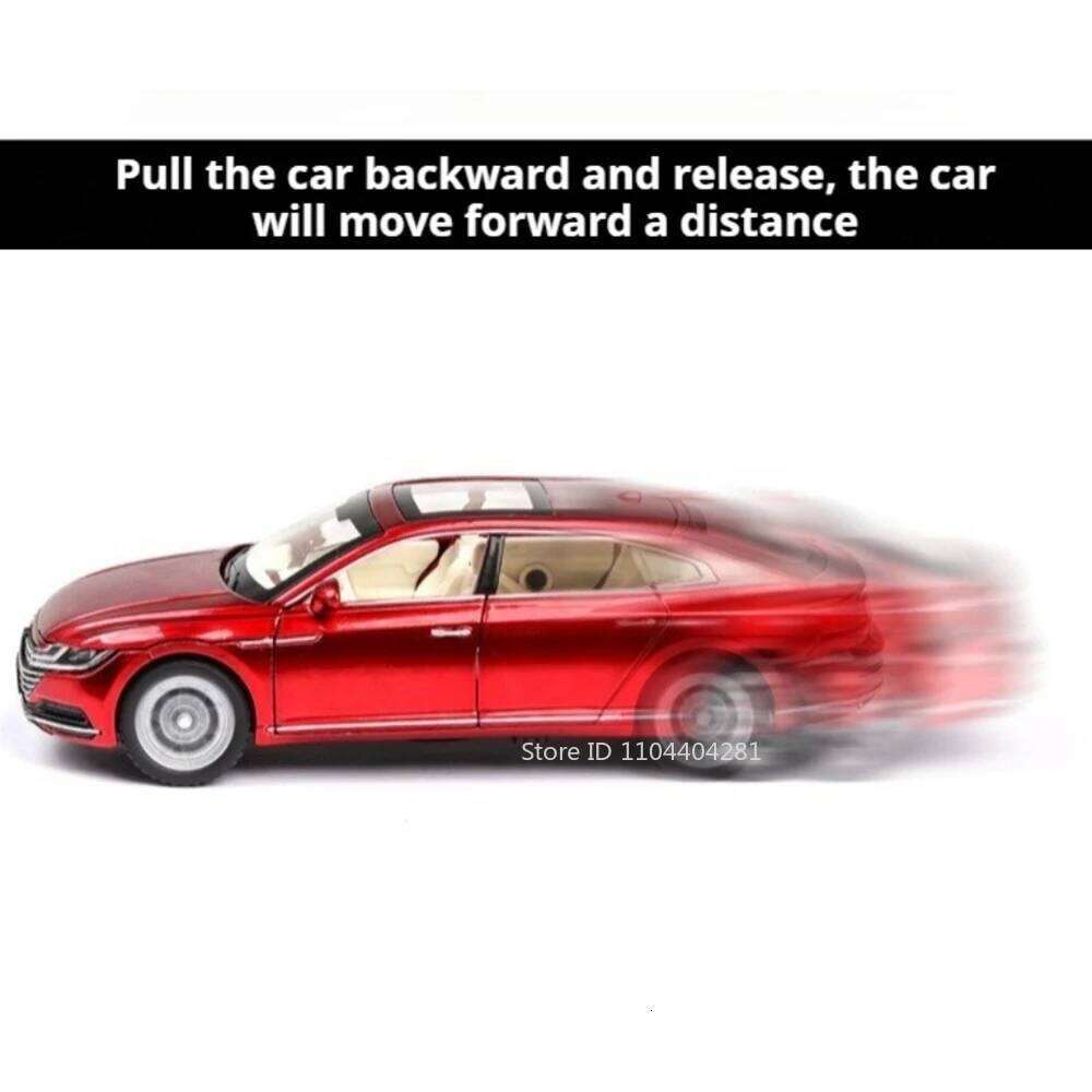 1:32 CC Santana Alloy Model Toys Diecast Car with Sound Light Pull Back Doors Opened Miniature Vehice Friend's Gift Z260306