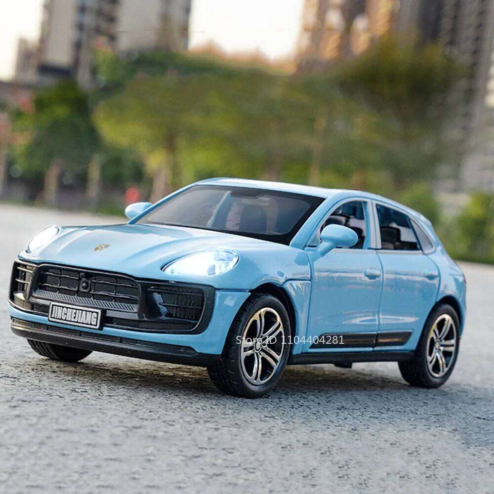 1:32 Macan Panamera Alloy Sports Car Model Diecast Toys 4 Doors Opened with Sound Light Pull Back Metal Vehices Boys Gifts Z260306