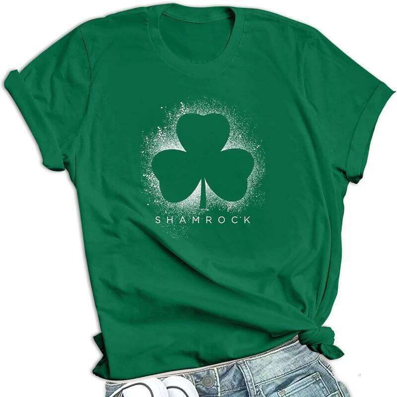 St Women Magically Delicious Shenanigans Shamrock Patty's Irish Saint Patricks Day Outfits Y2k Tops T Shirt XJ260306