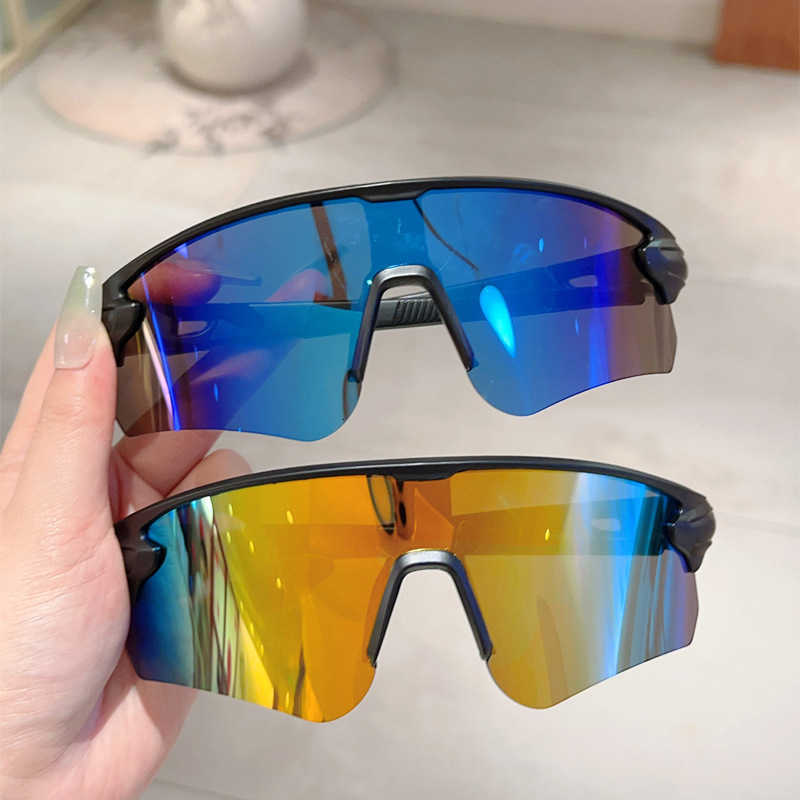 Cycling Running Marathon Mens Windproof Sunglasses Outdoor Sports Mountaineering Skiing Anti-Glare Sunglasses S260304
