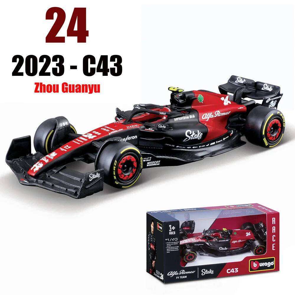 Bburago 1:43 NEW 2023 Alpine F1 Team A523 31# Esteban W14 C43 Formula One Alloy Super Toy Die cast car model Z260306
