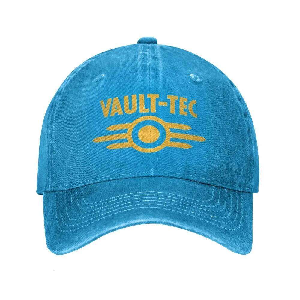 Vault Tec Logo Fallouted Game Sun Cap Unisex-Teens Design Hip Hop Hat Summer Trendy Tennis Skate Hot Sale Baseball Caps Y260304