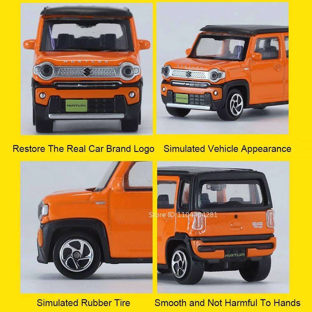 1:48 Suzuki Hustler 2020 Toys Car Diecast Alloy Model Wheels Can Slide Metal Body Miniature Vehice Exquisite Ornaments Boy Gift Z260306