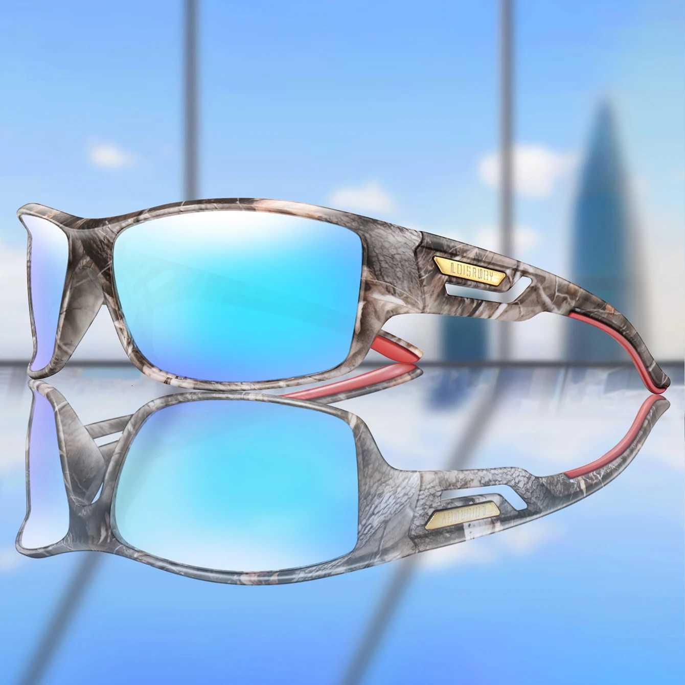 Camouflage Polarized UV400 Sunglasses Classic Luxury Sports Vintage Unisex Fishing Driving Travel Eyewear for Outdoor Activities S260304