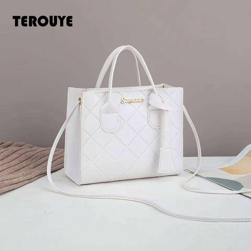 Women Vintage Shoulder Small Satchel Simple Female Crossbody Soft PU Leather Flap Bag Messenger Bags Sac Femme TEROUYE