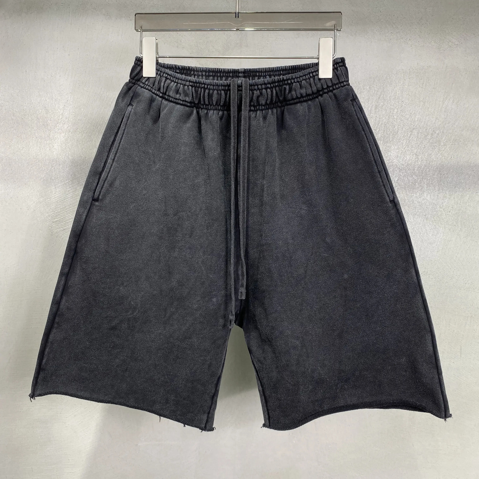 Vintage Washed Shorts For Men Casual Retro Women Baggy Pants Mens Clothing Summer Y2k Unisex Goth Streetwear Male Clothes 260306