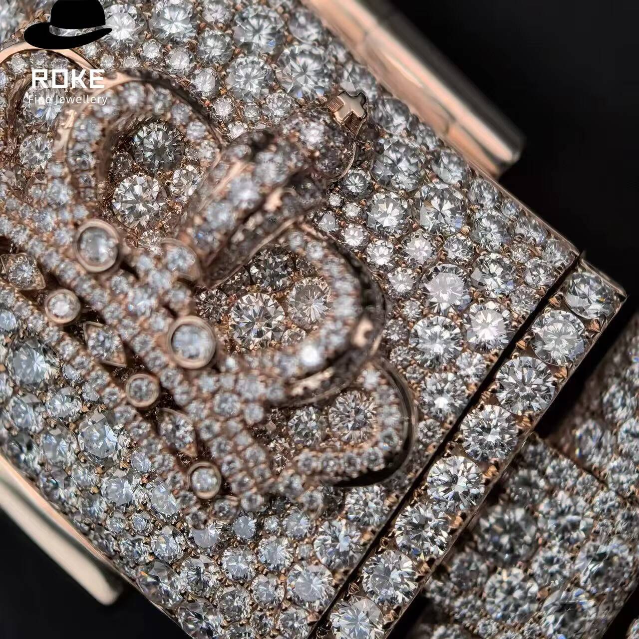 23mm Icy Miami Cuban Chain 9K-18K Gold/Platinum Double Row Pave Lab Grown Diamond IGI Certified Hip Hop Jewelry
